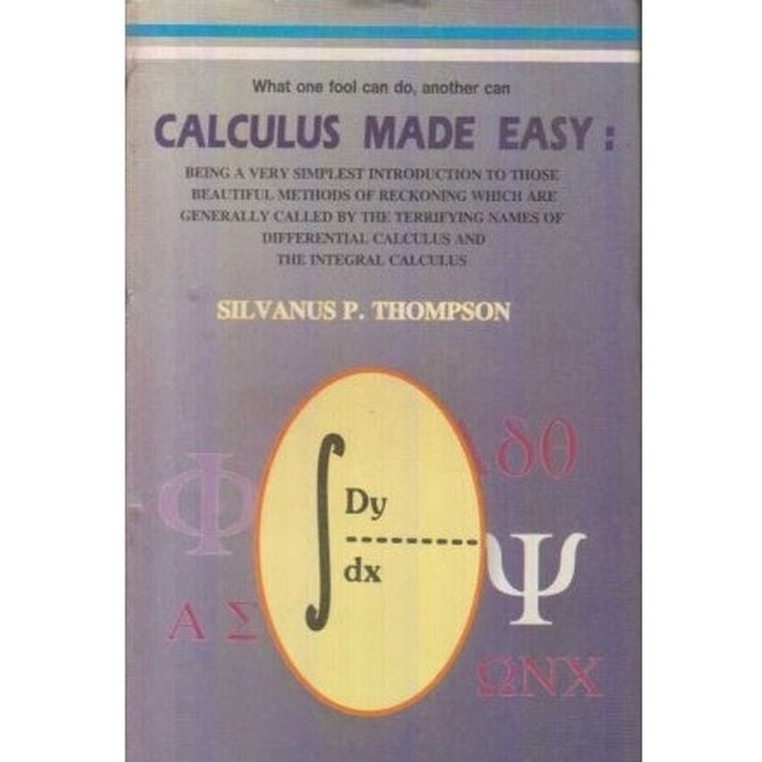 Calculus Made Easy