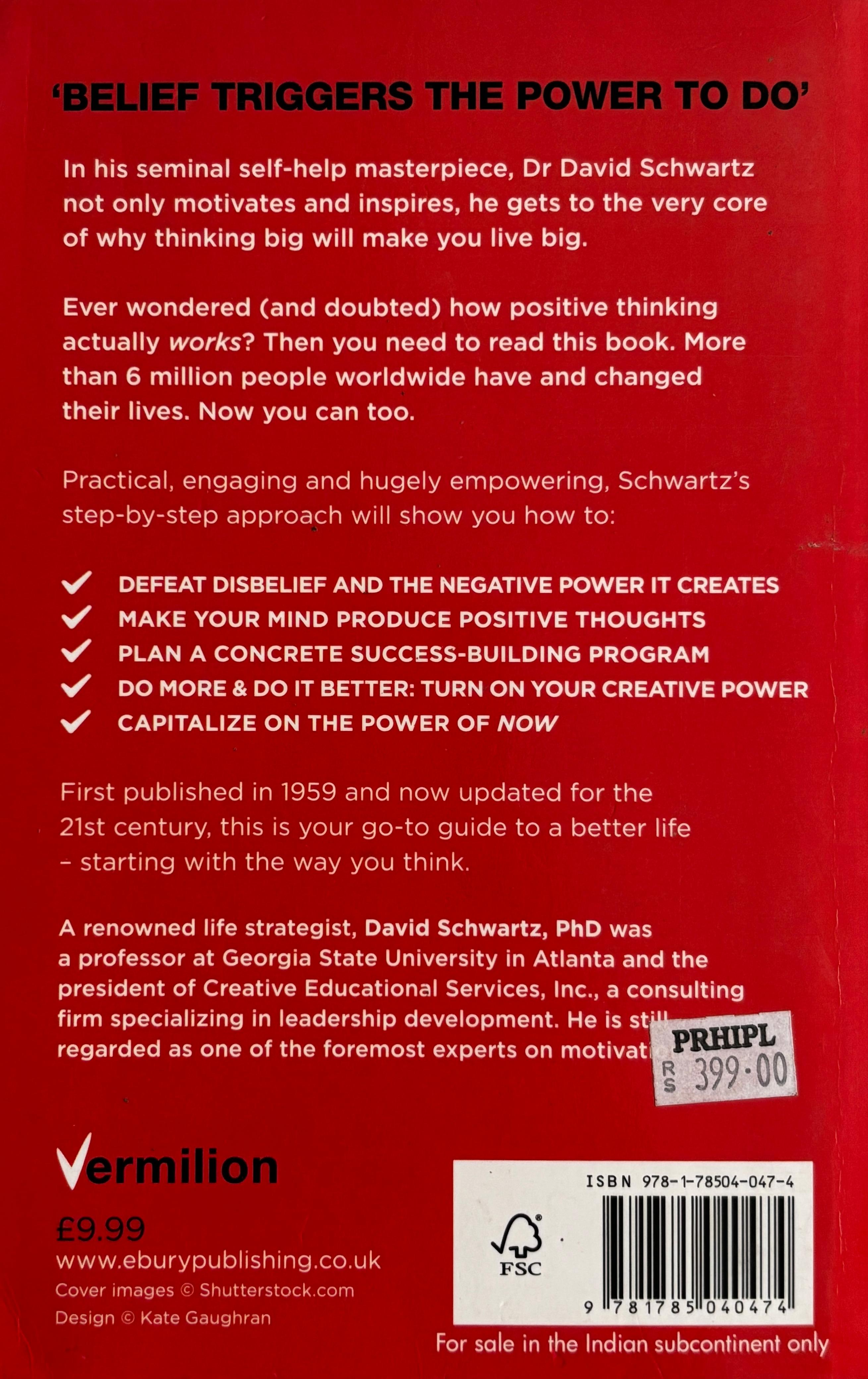 Magic of Thinking Big, The (L)