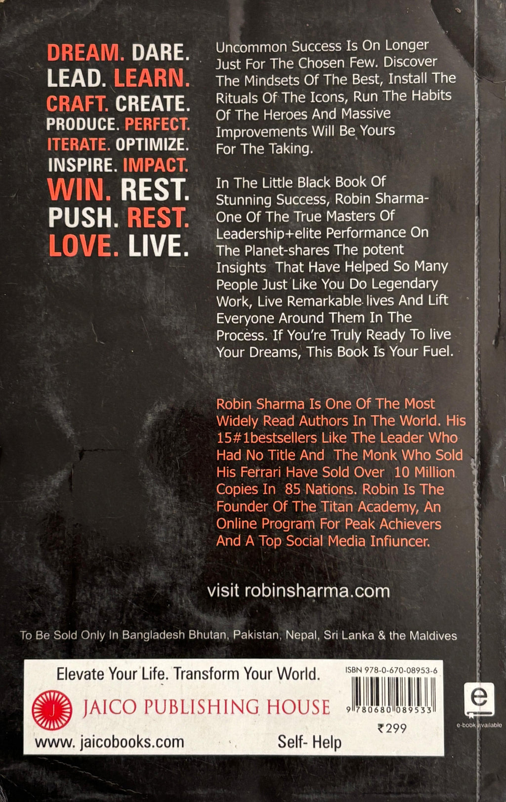 The Little Black Book for Stunning Success