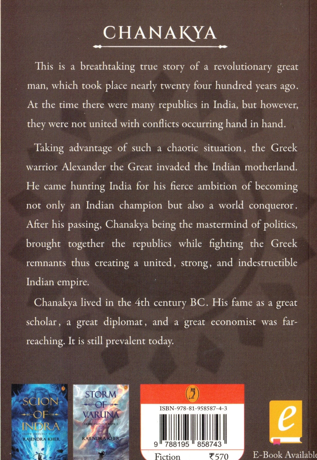 Chanakya By B D KHER