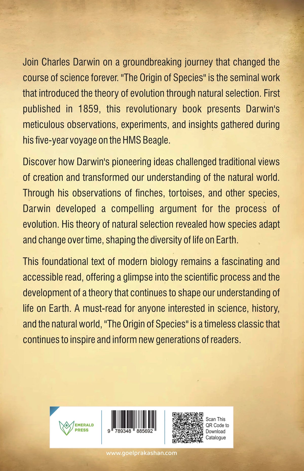 The Origin of Species By Charles Darwin